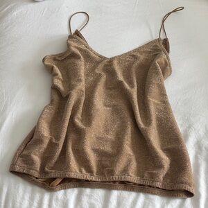 Express Shimmering Tan Camisole
